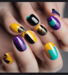 Rainbow Nail Design and Art 